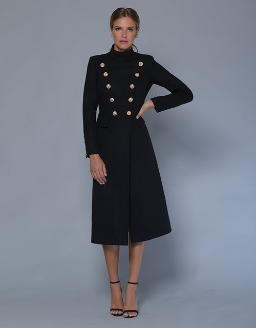 Heidi Double Breasted Coat - Eighty7 Boulevard 