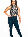 Lace in Paris Crop Top - Eighty7 Boulevard 