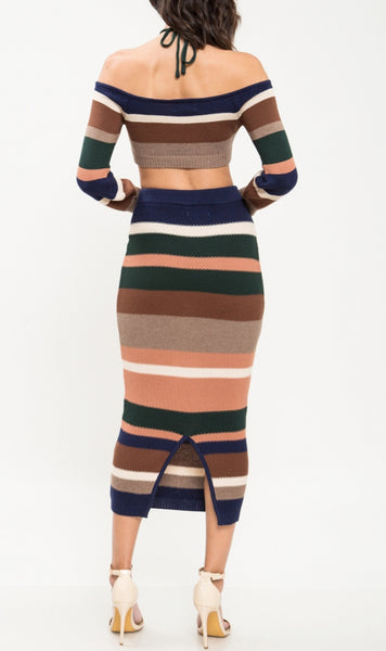 Autumn Stripes set - Eighty7 Boulevard 