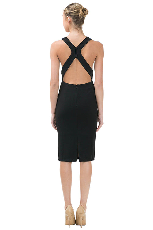 Mora Open Back Dress - Eighty7 Boulevard 