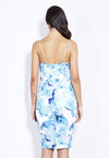 Blue Marble Floral Midi - Eighty7 Boulevard 