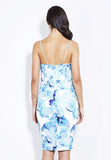 Blue Marble Floral Midi - Eighty7 Boulevard 