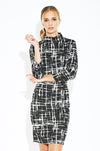 Hideaway Turtleneck Dress - Eighty7 Boulevard 