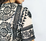 Aztec Lace Top - Eighty7 Boulevard 