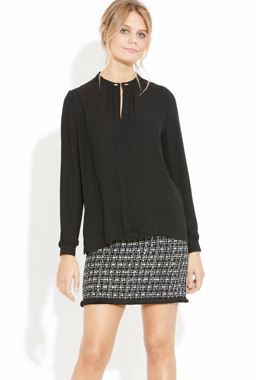 Rosalind Keyhole Blouse - Eighty7 Boulevard 