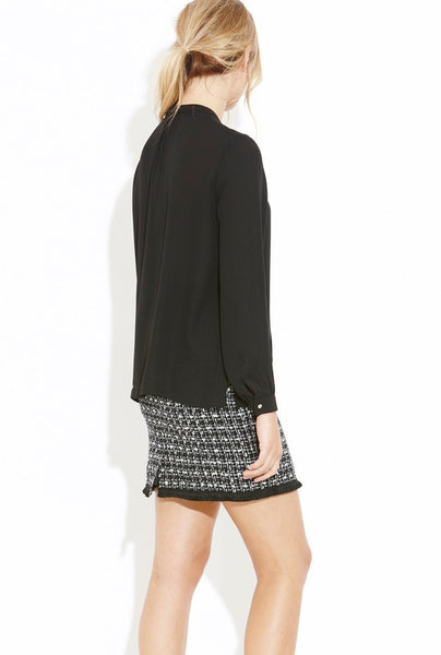 Rosalind Keyhole Blouse - Eighty7 Boulevard 