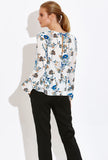 Verona Print Floral Top - Eighty7 Boulevard 